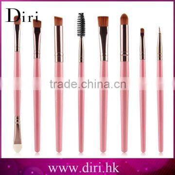 8Pcs Cosmetic Brushes Set Powder Foundation Eyeshadow Eyebrow Eyeliner Lip Brush