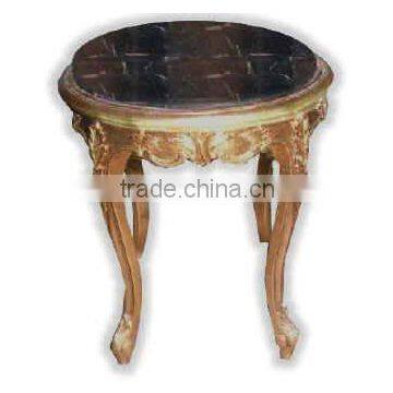 French gold salon side table