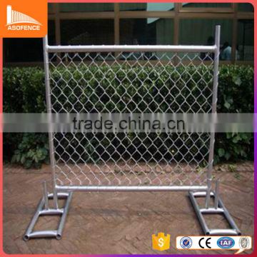 Silver powder painted diamond mesh fence Anping County wholesale chain link fencing