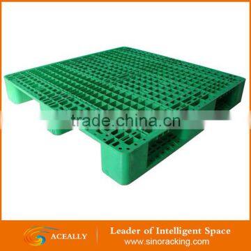 Warehouse 4 entry Plastic buy used pallets cheap stackable plastic pallets