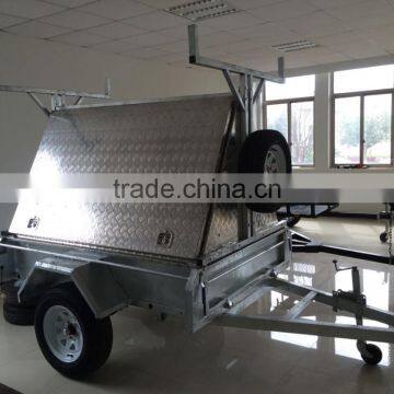 Trailer Aluminum riffled plate top