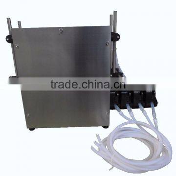 Semi-automatic Electric 4 Nozzles Peristaltic Organic Liquid Oil Filler photo-3