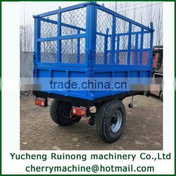 2 wheels 3 ton high hurdle cotton trailer for sale