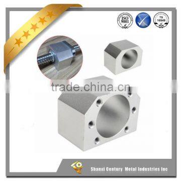 customized cnc machining BALL SCREW FLANGE NUT SEAT