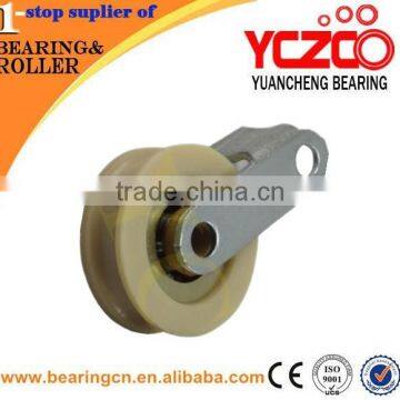 Nylon sliding door window roller with wheel bearings