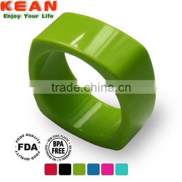 Creative design charm square bangle soft siliocne