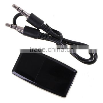 Black USB Wireless 3.5mm Stereo Audio Bluetooth Music Receiver Adapter A2DP V1.2