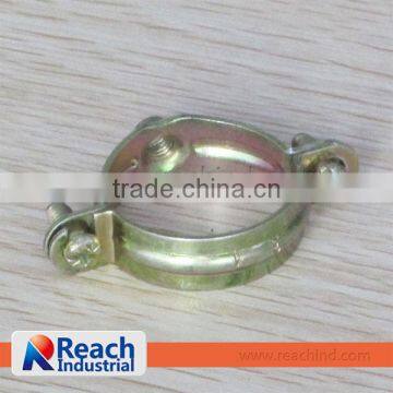 Rubber Lined Split Pipe Clamp with Reinforcement Rib