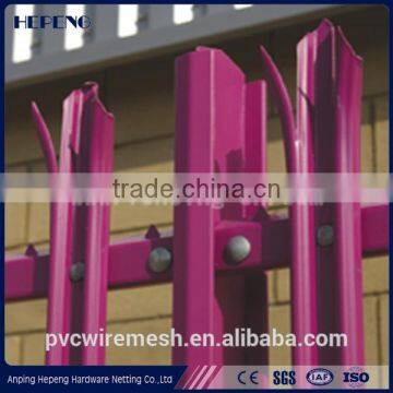 Low carbon steel wire Palisade fence post