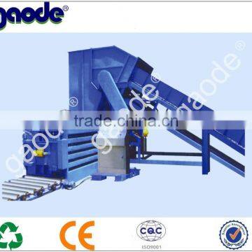 Semi Automatic Used Paper Recycle Horizontal Hydraulic Baler photo-3