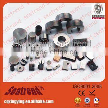 Gloden Supplier Axial Magnetized Ni-coating Ring Alnico Magnet