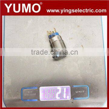 LA19-ASJ-11D-IP67-S B 24V Medical Treatment Elevator Equipment Micro Switch Waterproof Metal Push Button photo-5