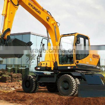 15t Hyundai wheel excavator R150w-9