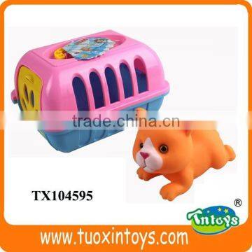 plastic toy cage, animal cage toy, toy doll bed