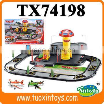 TX74198 rail diy parking lot toy