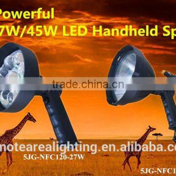 Remote Area Work LigJGL High Power 27W NFC120LI-27W/NFC120-27W CREE LED 45W Portable Rechargeable Led Handheld Hunting Spotlight photo-6