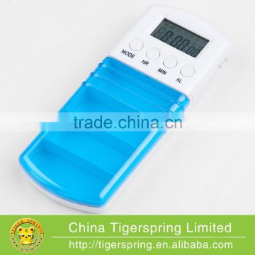 Popular 4 compartment pill box timer