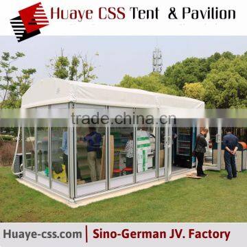 Outdoor rain canopies shelter and temp shop tent