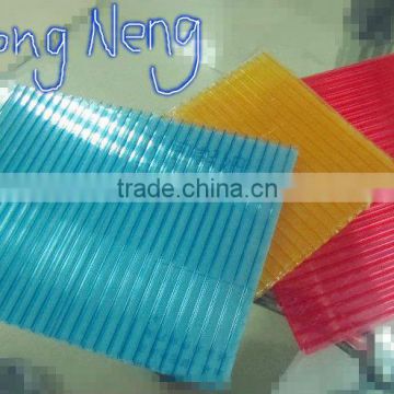 6mm plastic polycarbonate hollow sheet for construction