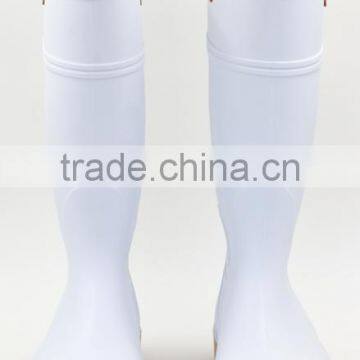 Work shoes with fur lining, pvc safety boots for men and women ,PVC rain boots