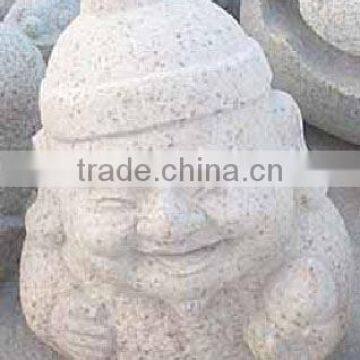Outside Small Buddha Statues, Cute Buddha Head Statue