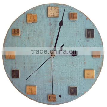 Wooden Vintage Painting Wall Clock