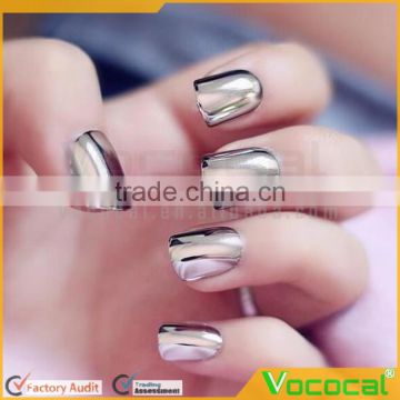 70 PCS Women Ladies Home Salon Metal False Artificial Nail Art Tips Decorations