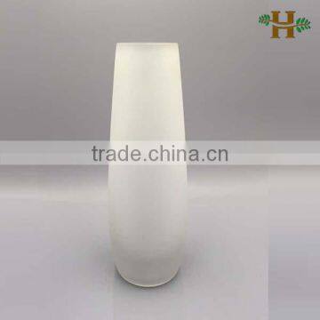 Handblown Glassware Factory Frosted Glass Vase Wholesale