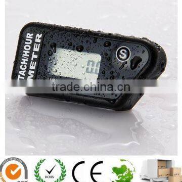 Resettable hour meter waterproof for gasoline engine