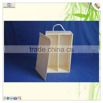 Decorative Single Bottle Pine Wood Wine Boxes photo-4
