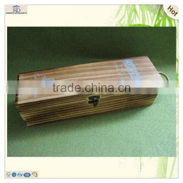 Sell Antique Decorative Pine Wooden 1 Bottle Wine Box photo-2