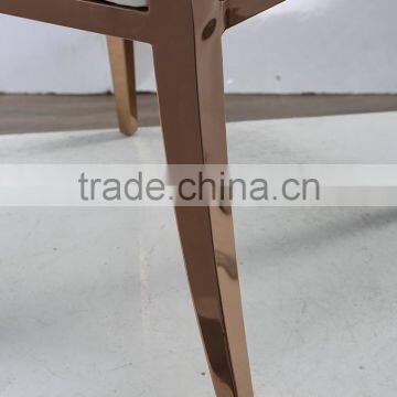 Wedding Furniture Royal Rose Gold Throne Chair for Wedding photo-5