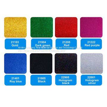 Kenteer A4 Size 8colors 8pcs One Bag Glitter Heat Transfer Vinyl for Garments photo-3