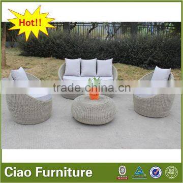 Round sharp outdoor sofa lounger outdoor furniture garden