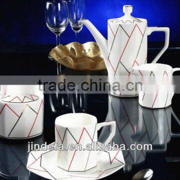 fine porcelain/ceramic coffee tea set 24pcs /17pcs/ 15pcs/12pcs