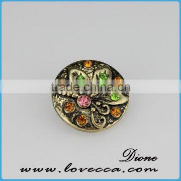 Custom Jewelry Enamel snap 20mm plastic buttons