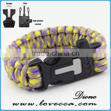 latest design wholesale 350 4 in1 paracord bracelet clasp