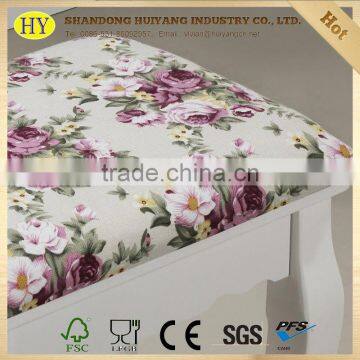 Modern Wooden Dressing Table Design With Full-length Mirror and Stool photo-6