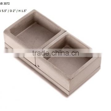 Spice Jars & Spice Racks Gray Concrete Spice Caddy