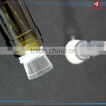China Wholesale Personalize Fancy Crystal Clear Plastic Lucite Acrylic Wine Stopper photo-3