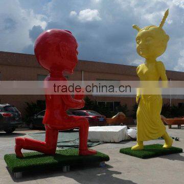 Tall 8m fiberglass display sculpture