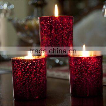 glass stemmed candle holders