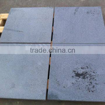 Black Stone Tiles Basalt Grey With Holes Black Basalt Stone,Basalt Wall Tiles photo-6