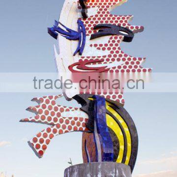 Theme Park Statue Metal Craft Stainless Steel Modern Sculpture photo-2