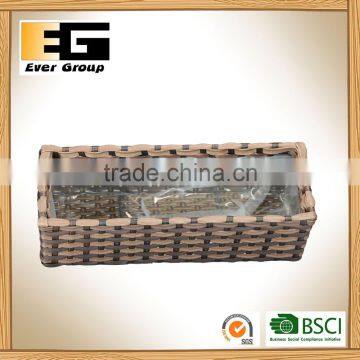 Plastic Boxes Storage Plastic Woven Basket Rattan Baskets Wholesale photo-6