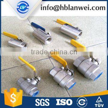 high quality cheap price wcb/cf8m ball valve with BSP for water