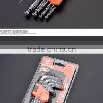 9 PCS SHORT BALL KEY WRENCH
