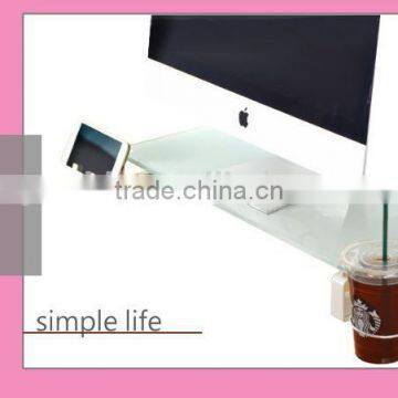 Glass Computer Lcd Monitor Stand,metal Display Rack photo-3