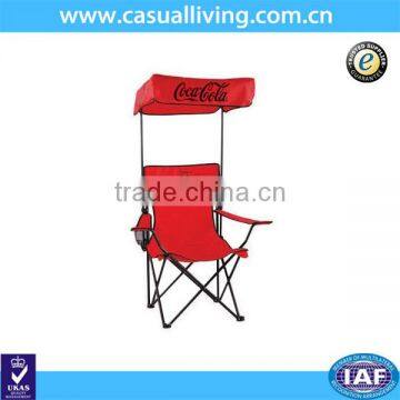 Outdoor Kids Folding Camping Beach Chair with Adjustable Canopy