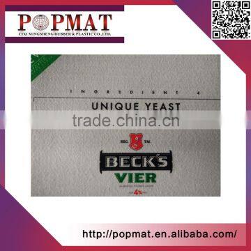 Eco-Friendly Non Woven Fabric Branded Rubber Beer Bar Mat With Logo photo-4